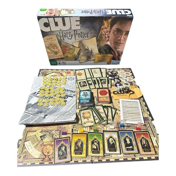 Clue Harry Potter Edition -Hasbro - 100% Complete Board Game Family Fun Mystery - Picture 4 of 8